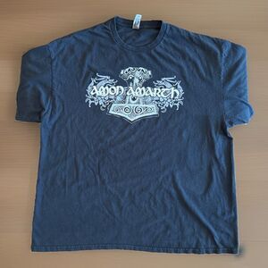 Amon Amarth The Great Heathen Tour 2022 TShirt Black Men's 2XL Good Used Cond